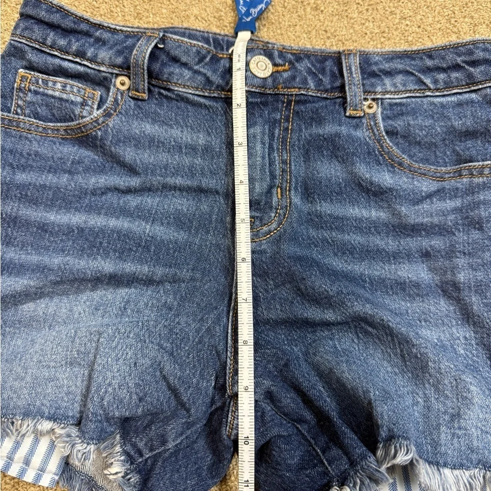 Cat & Jack: Girls Blue Raw Denim Shorts, Size L (10-12)